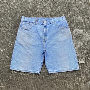 Pantalones Cortos de Mezclilla para Hombre, Estilo Urbano, con Estampado Personalizado, Desgastados, Vintage, Transpirables, Resistentes al Viento, con Parches, Estilo Holgado - Product Image 1