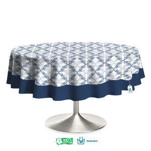 Floral Modern Printed 100% Cotton Woven <b>Table</b> Cover Waterproof Oilproof Elegant Dining Kitchen Home Decoration - Product Image 2