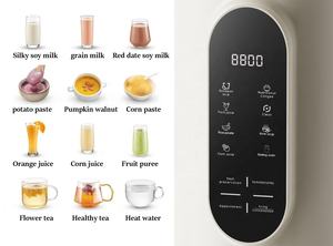 Máquina Automática para Hacer Leche de Frutos Secos con 8 Cuchillas de Acero Inoxidable, Mantiene la Temperatura, Máquina Casera para Leche de Soja y Almendras, Color Personalizado - Product Image 4