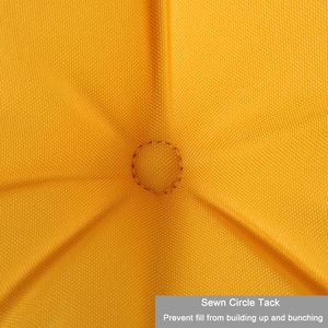 Set di 2 Cuscini Imbottiti per Sedia Adirondack, Cuscini per Sedia da Giardino con Schienale Alto, per Veranda, Casa, Ufficio, Esterni - Product Image 4