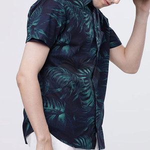 Camisas de playa para hombre con estampado tropical de calidad premium, ligeras, transpirables, de poliéster, para vacaciones de verano. - Product Image 2
