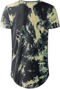 เสื้อยืดโอเวอร์ไซส์ผ้าคอตตอนหนาน้ำหนักมาก สไตล์วินเทจฟอกสี  พร้อมโลโก้แบบกำหนดเอง พิมพ์ลายกราฟิกคุณภาพสูง สไตล์สตรีทแวร์ ฮิปฮอป - Product Image 3