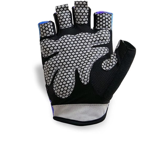 Cycling Gloves Nylon & Cotton Half-Finger Dot Pattern Fingerless Style Non-Slip Stretch Professional Boxing Unisex - Product Image 3