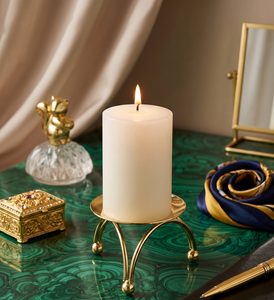 Nouvelle Arrivée – Meilleure Qualité – Porte-Bougie Métallique Unique Fait Main pour Table de Mariage ou de Dîner – Pot à Bougie Décoratif en Métal – Pilier de Bougie Métallique - Product Image 1