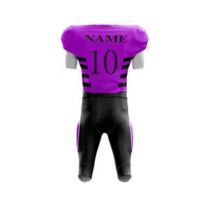 American Football Jersey Men's Short Sleeve V-Neck Heat-Transfer Printed Gradient Color Moisture Wicking <b>Polyester</b>/Cotton - Product Image 1