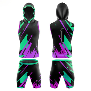 Maillots de football 7v7 respirants à impression numérique personnalisée avec nom et numéro d'équipe, nouveau design, haute qualité, 100 % polyester, pour flag football - Product Image 2