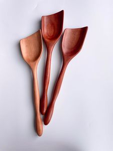 Cuillères en bois, cuillères faites à la main, cuillères en bois naturel - Product Image 5