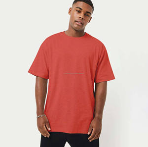 Camisetas de Hombre de Poliéster y Algodón, Diseño Simple, Color Liso, Logotipo con Impresión Digital, Tejido Grueso de 280 g/m², Corte Regular - Product Image 2