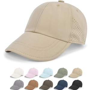 Gorra de Béisbol de 5 Paneles, de Malla Transpirable de Secado Rápido, Ajustable, Impermeable, con Visera Perforada, Protección Solar para Viajes al Aire Libre - Product Image 4