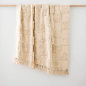 Venta al por mayor Mantas sofá Manta Tejida al aire libre mantas multifuncionales Boho con borlas - Product Image 1