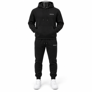 2026 New Arrival Full Sleeve Embroidery Logo Men <b>Sweat</b> Suit Best Design Fleece Fabric Men Tracksuit <b>Set</b> - Product Image 3