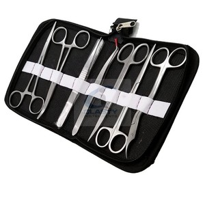 ชุดฝึกหัดเย็บแผลผ่าตัดคุณภาพสูง CLASTY INSTRUMENTS ทำจากเหล็กกล้าไร้สนิม พร้อมแผ่นซิลิโคนขนาดใหญ่สำหรับฝึกเย็บ และอุปกรณ์ผ่าตัด - Product Image 4