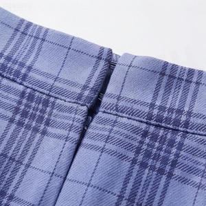 Women A-Line Plaid Mini <b>Skirt</b> Regular Waist Cotton Polyester Woven Casual Style All Seasons - Product Image 4