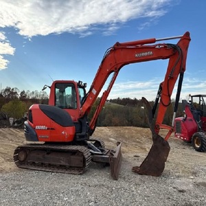 Auténtica Miniexcavadora Kubota KX080-3, Suministro de Fábrica, Peso Operativo, Incluye Motor, Bomba y Caja de Cambios Mitsubishi - Product Image 3