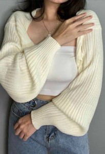 Women Crop <b>Cardigans</b> <b>Sweater</b> Fashionable Design For Ladies With High Quality Wholesale Price From Bangladesh - Product Image 5