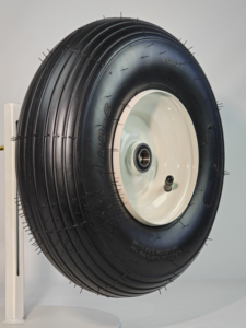 ยางในรถเข็นแบบหนาพิเศษ 4 ชั้น ขนาด 13 นิ้ว 4.00-6 ยี่ห้อ Caldwell Made Thailand ผลิตจากยางบิวทิล พร้อมลายดอกยางแบบริบ สำหรับเครื่องฉีดน้ำแรงดันสูง - Product Image 2