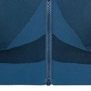 Sujetador deportivo transpirable estampado de yoga y fitness, el más vendido de 2026, con espalda cruzada y cremallera, de alto soporte, de Spandex/Poliéster, para mujer. - Product Image 5