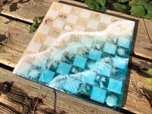 Tablero de ajedrez de resina de lujo hecho a mano con diseño personalizado, juego de ajedrez, caja de ajedrez, piezas de juego para niños, el mejor regalo. - Product Image 5