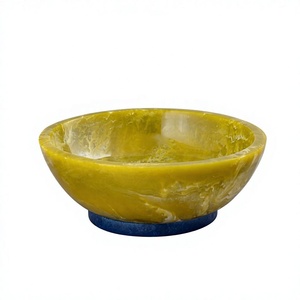 Juego de Tazones de Resina Hechos a Mano, Esmalte Verde Celadón, Diseño Wabi Sabi, Ecológicos, Aptos para Lavavajillas, para Servir Alimentos, Uso Doméstico - Product Image 2