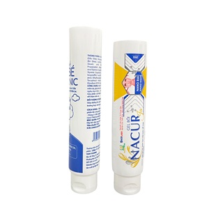หลอดพลาสติก PE สีขาวสำหรับบรรจุภัณฑ์เจลรักษาสิว ขนาด 20 กรัม คอขวดแบบเกลียว ป้ายกำกับแบบกำหนดเอง พิมพ์สกรีน ผิวมันเงา - Product Image 3