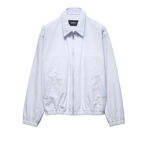 Chaqueta Blusón de Chambray Personalizada para Hombre, Algodón Lavado, con Cierre, Ropa Urbana, Fabricante de Ropa Premium OEM, Marca Privada - Product Image 1