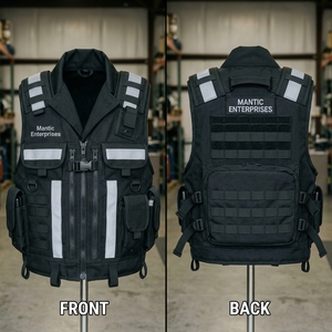 Chaleco Reflectante de Alta Visibilidad, Chaleco de Seguridad, Chaqueta de Seguridad para la Construcción, Ropa Reflectante Transpirable de Alta Visibilidad - Product Image 6