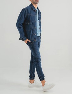 Premium <b>Men</b> <b>Denim</b> <b>Jacket</b> Vintage Washed Cotton Jean <b>Jacket</b> Custom Embroidery Casual Outerwear Factory Direct Wholesale Supplier - Product Image 2
