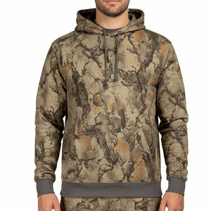 Meilleur fabricant de vêtements, sweat à capuche camouflage de chasse, design personnalisé, sweat à capuche camouflage à manches longues pour hommes - Product Image 1