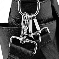 Tas Selempang Wanita Kulit Asli Logo Kustom Tas Tangan Wanita Produsen OEM