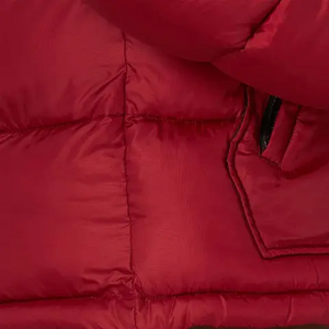 Best Quality Custom Zipper and Button Puffer Down <b>Jacket</b> for Men Promotional Fashion Shiny Winter Coat with Camouflage Pattern - Product Image 4