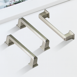 Precio al por mayor Tirador de aleación de zinc moderno y transicional para muebles de cocina, baño y dormitorio - Product Image 1
