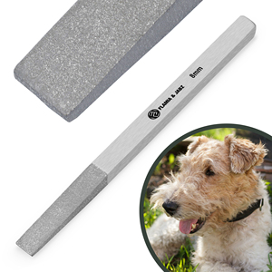 High Quality Stainless Steel Metal Stripping Stones Pet <b>Nail</b> <b>File</b> Premium Pet Grooming Product 6MM - Product Image 1