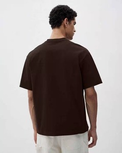 Camiseta Corta Oversize para Hombre, de Algodón, con Hombros Caídos, Manga Corta, Estilo Casual y Holgado, Top Urbano - Product Image 2