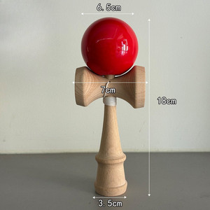 Juguete Tradicional Japonés de Madera Kendama, Juego de Habilidad Clásico de Doraemon y Nobita, Juego de Habilidad con 99 Datos Dorados, Juguete Educativo Macy - Product Image 2