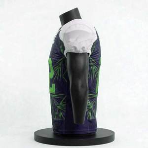 Camiseta Deportiva de Fútbol Americano de Manga Corta, Transpirable, Sublimada, al por Mayor, Personalizada con el Logotipo del Equipo - Product Image 2