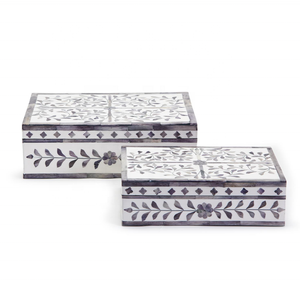 Boîte à bijoux en laque faite à la main de haute qualité du Vietnam Tailles personnalisées Boîte de rangement décorative brillante avec artisanat HNH peint à la main - Product Image 4