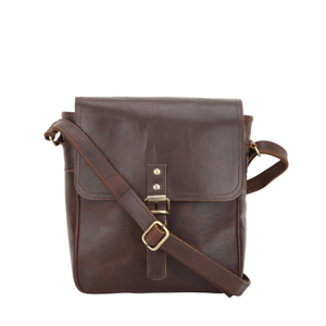 Handmade full grain leather messenger bag classic satchel laptop <b>crossbag</b> - Product Image 1