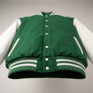 Wholesale High Quality Custom <b>Men</b> Varsity <b>Jacket</b> Embroidered <b>Woolen</b> Bomber Style Winter Outerwear Front Waterproof Breathable - Product Image 6