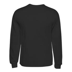 T-shirt en coton biologique pour homme, tissu éco-responsable, col rond, manches longues, doux, respirant, décontracté, streetwear - Product Image 4