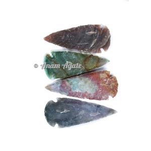 Puntas de flecha de piedra solar azul hechas a mano, proveedor mayorista, uso espiritual, puntas de flecha de piedras preciosas para joyería curativa, manualidades a granel - Product Image 3