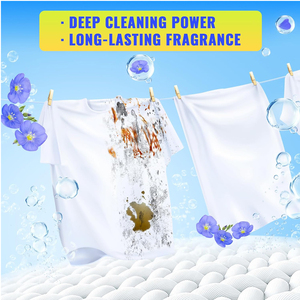 Hojas de lavandería de limpieza natural MOQ supersuaves, se disuelven fácilmente en agua, sin manchas, cuidados fragantes para hojas de detergente para ropa - Product Image 2