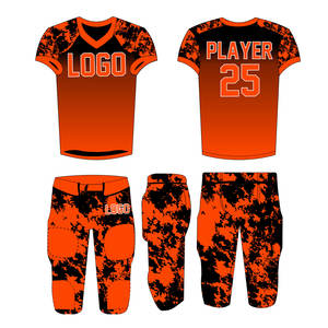 Meilleures ventes : Ensembles d'uniformes de football américain respirants à motifs 3D imprimés, vêtements de sport personnalisés pour équipes, haute qualité, antibactériens - Product Image 3