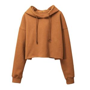 Sudaderas Cortas con Capucha para Mujer, de Algodón, Lisas, de Secado Rápido y Transpirables - Product Image 1