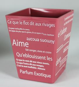 Pots à fleurs en plastique de forme carrée, pot coloré avec inscription ELF, pots à fleurs en 6 couleurs, modernes et élégants pour un cadeau, fête des mères - Product Image 6