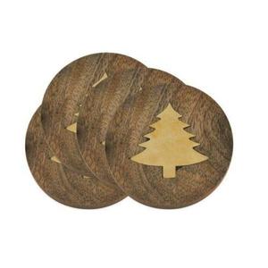 Handmade Wholesale Stylish Wooden and Resin Decorative <b>Table</b> <b>Coaster</b> S/4 Modern Unique Stylish Personalized Terracotta <b>coaster</b> - Product Image 2