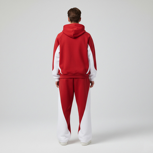 Survêtement à capuche uni pour homme en coton 100% de haute qualité, logo imprimé personnalisé, 220g, streetwear coloré, hiver, grandes tailles, livraison rapide - Product Image 5