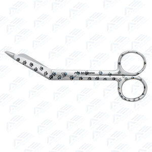 Ciseaux médicaux courbes manuels Lister pour pansements, usage professionnel en milieu hospitalier, chirurgie, soins infirmiers, en acier inoxydable - Product Image 5