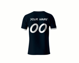 T-shirt en tricot à sublimation avec logo personnalisé sur le devant, tissu respirant et écologique - Product Image 6