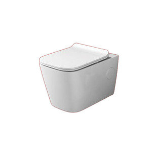 Acabado brillante Inodoro colgado en la pared de cerámica Diseño elegante Todos los modelos disponibles - Product Image 2
