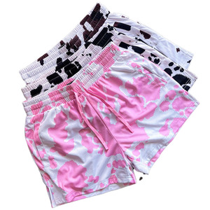Camouflage Print Men's Mid Waist <b>Shorts</b> With Drawstring Elastic Waist Quick Dry Casual <b>Short</b> <b>Shorts</b> 100% Polyester <b>Woven</b> Fabric - Product Image 1